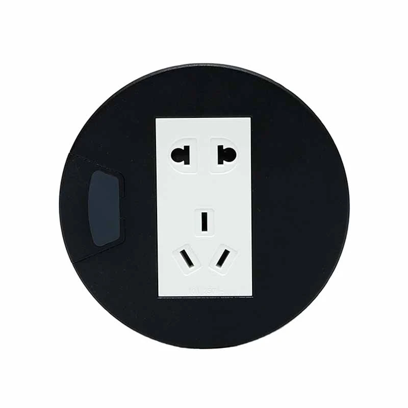 Konferinsje Tabel Power Grommet Socket mei USB