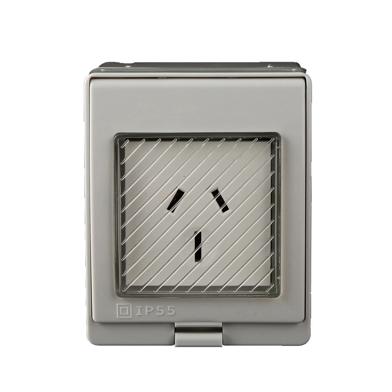 IP55 Series Fêst Surface Australyske Socket mei Switch