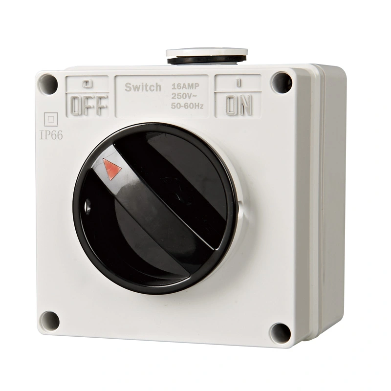 IP66 Nije Series Waterproof Socket 1 Gang Switch