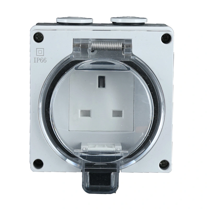 IP66 Series UK Waterproof Wall Electric Socket en Switch